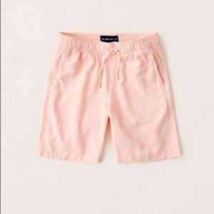 Mens
Linen-Blend Pull-On Shorts